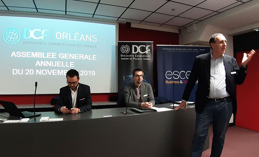 Les co-présidents et le trésorier des DCF Orléans