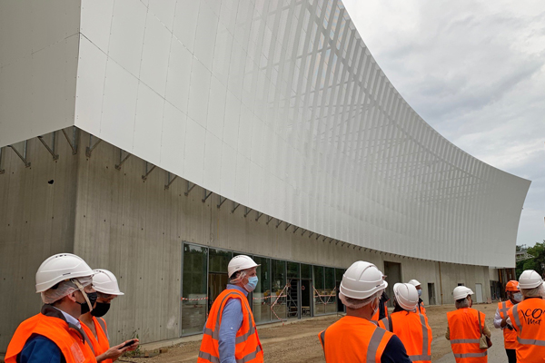 Le futur Parc des Expositions - Chantier CO'Met Orléans